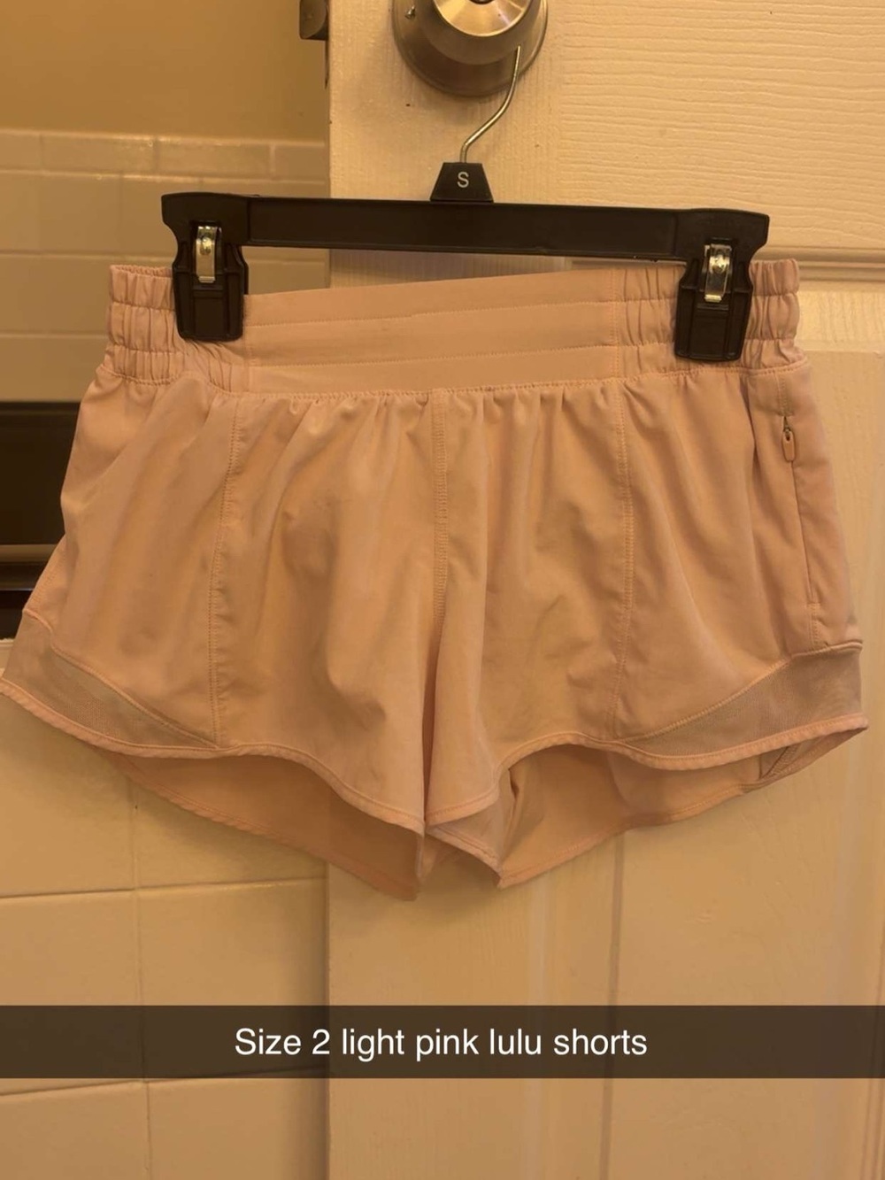 lululemon athletica Light Pink Athletic Shorts